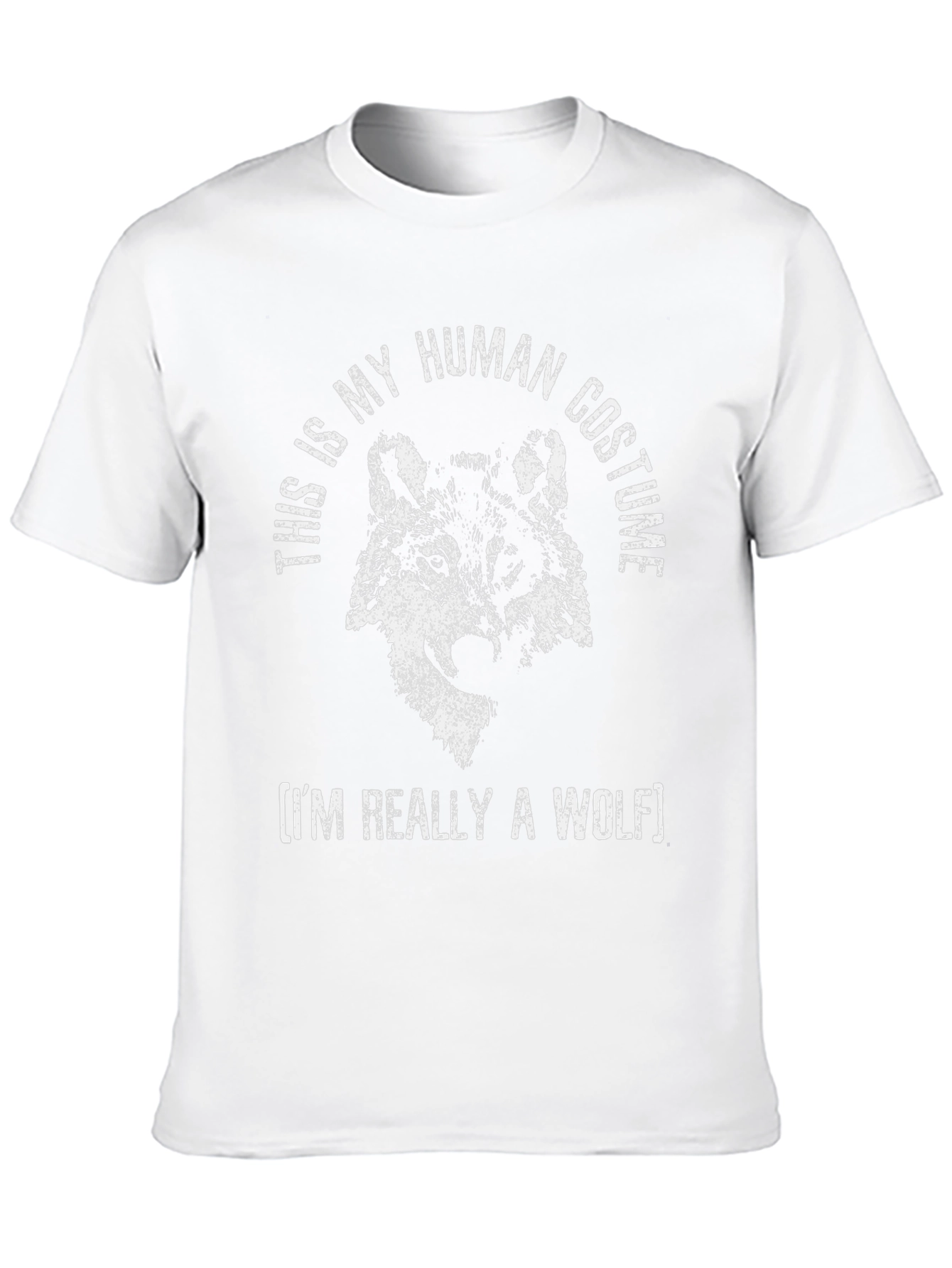 Wolf Costume Graphic Tee - Funny Animal Lover Shirt