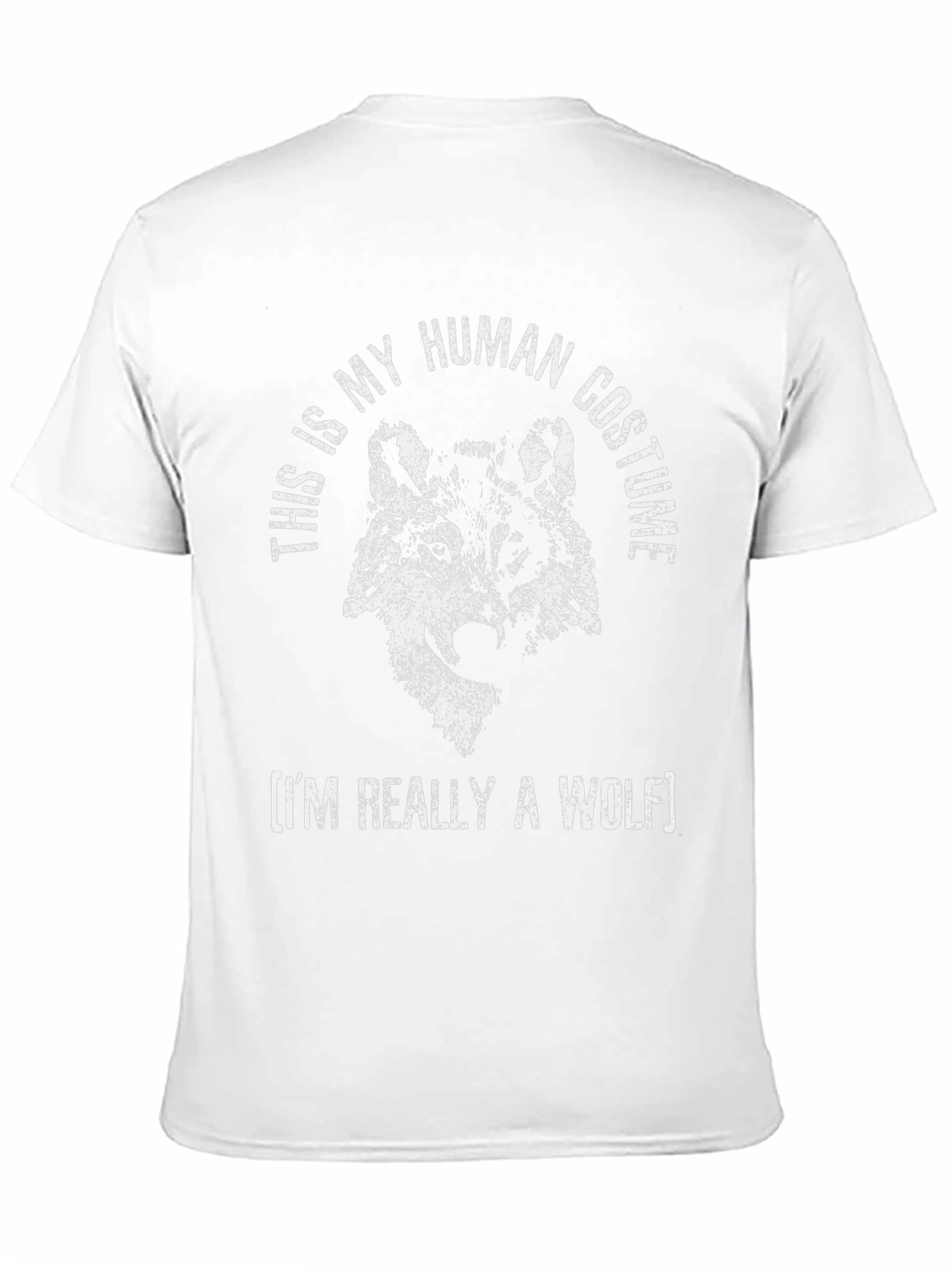Wolf Costume Graphic Tee - Funny Animal Lover Shirt