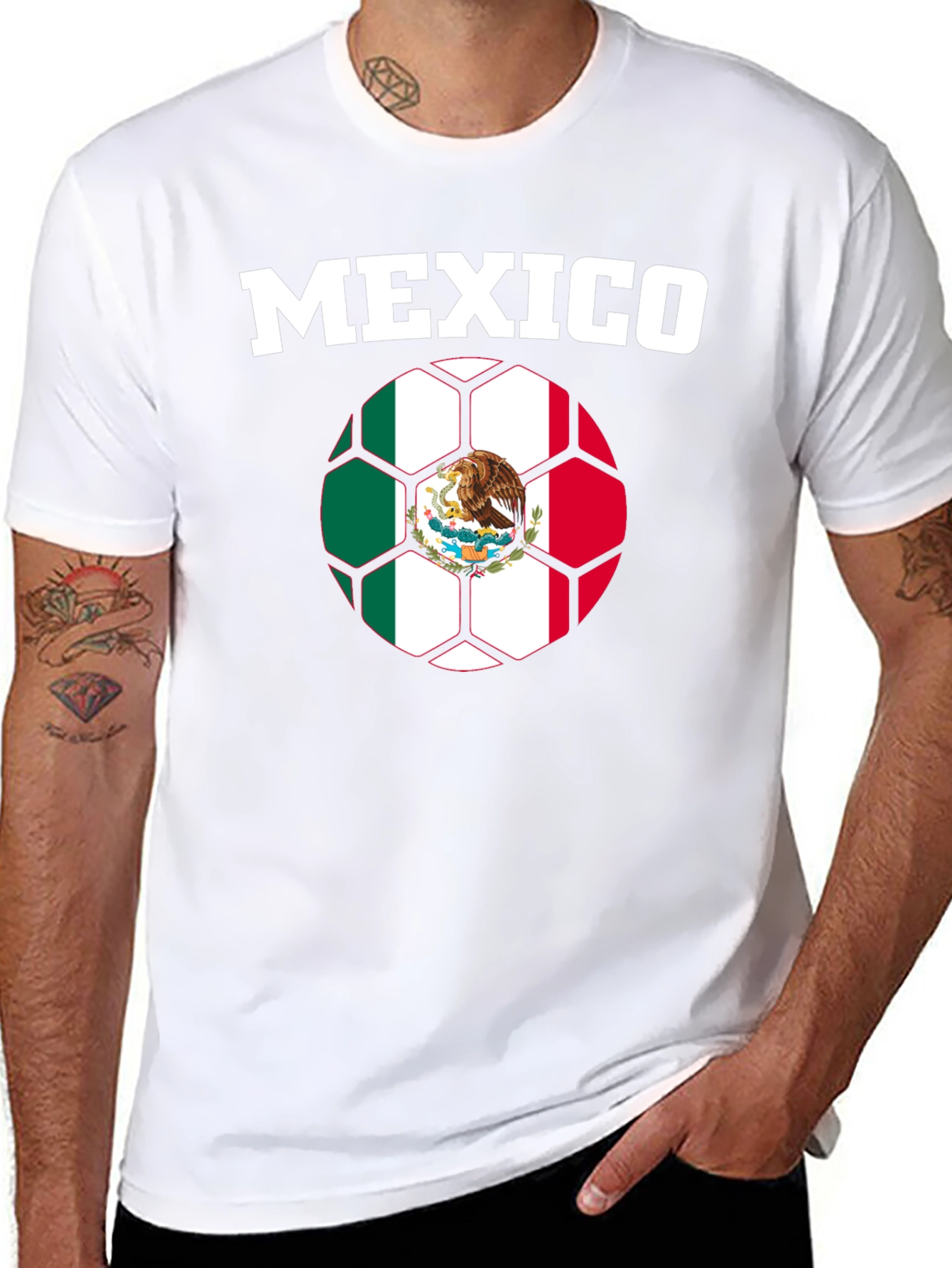Mexico Soccer Ball T-Shirt
