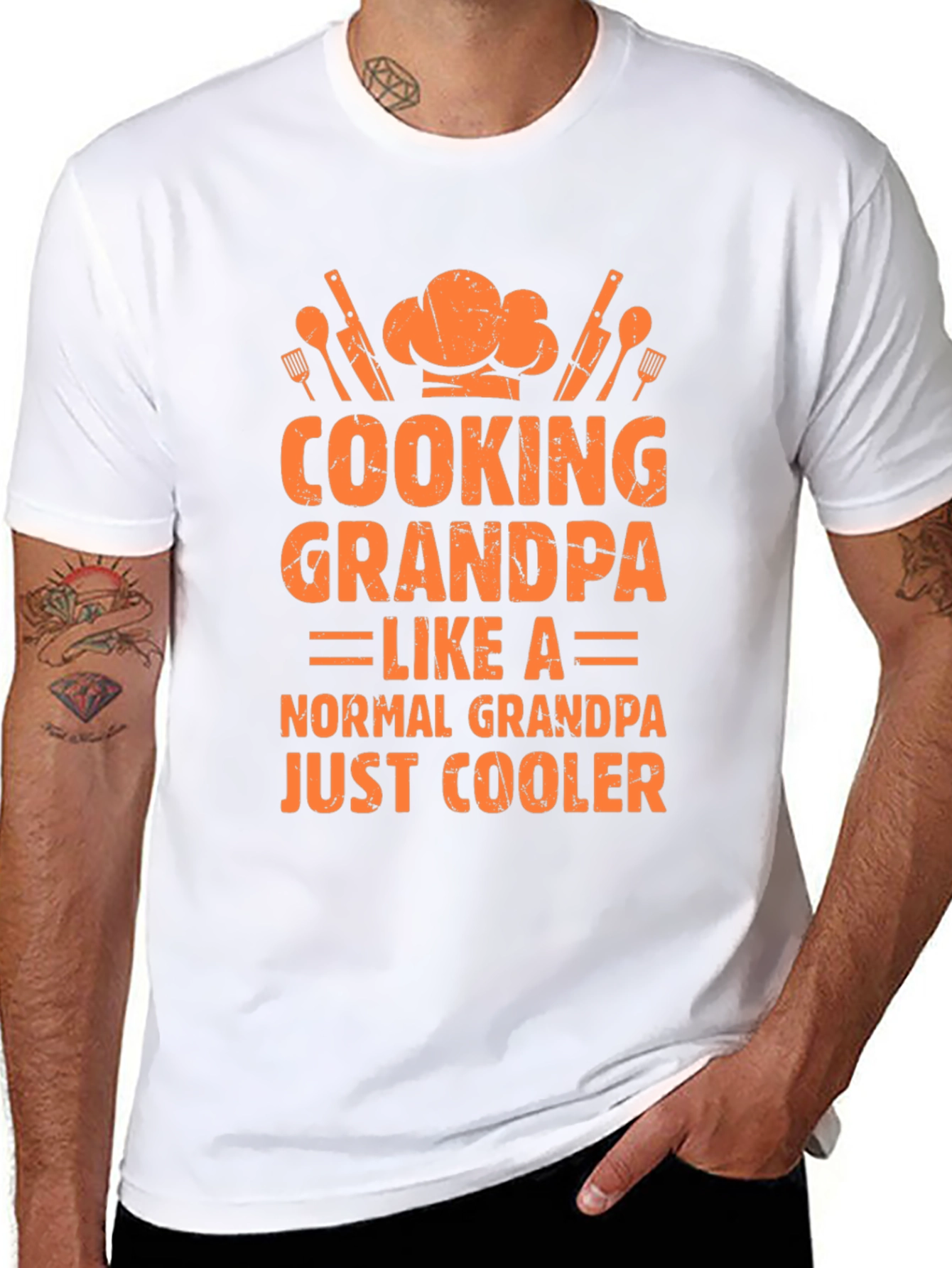 Cool Cooking Grandpa T-Shirt