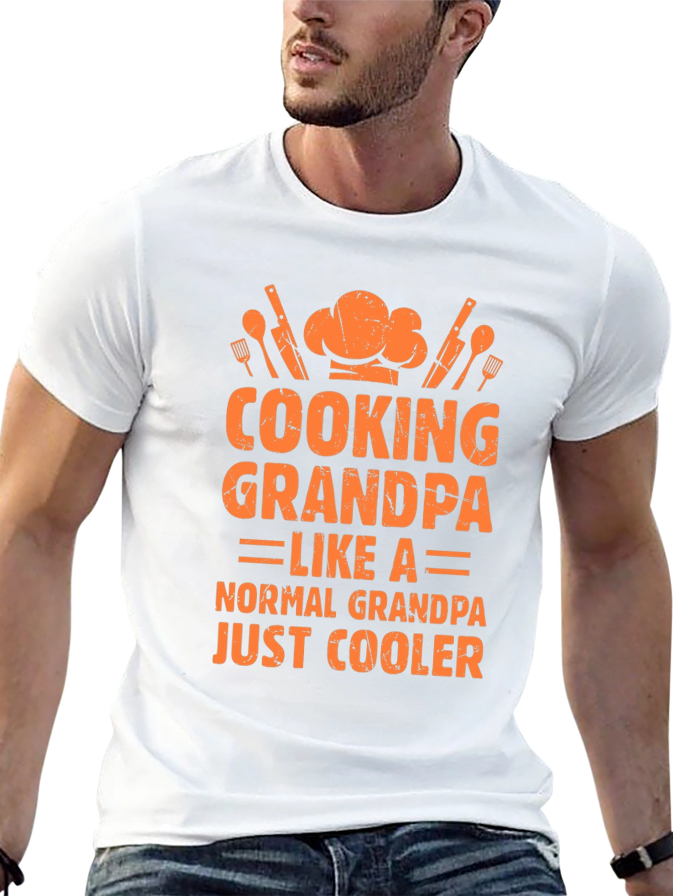 Cool Cooking Grandpa T-Shirt