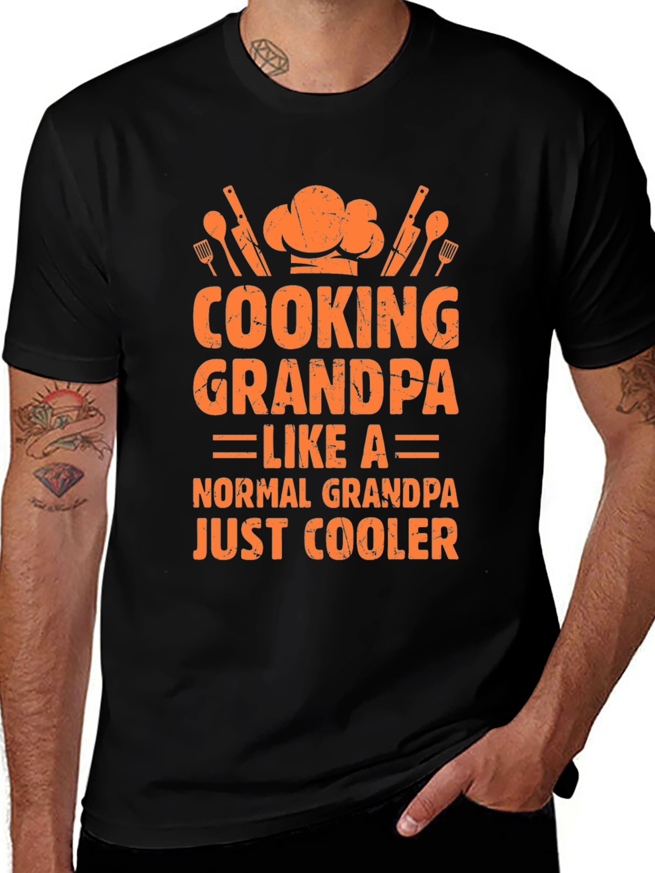Cool Cooking Grandpa T-Shirt