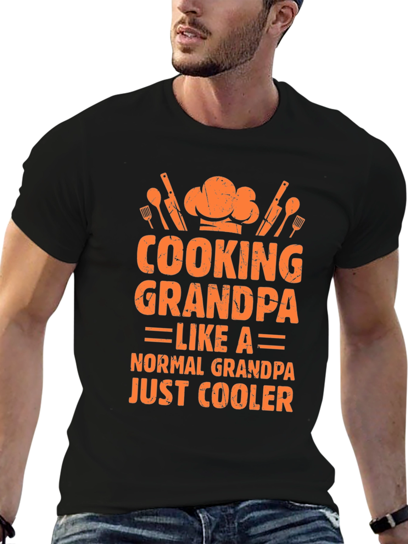 Cool Cooking Grandpa T-Shirt