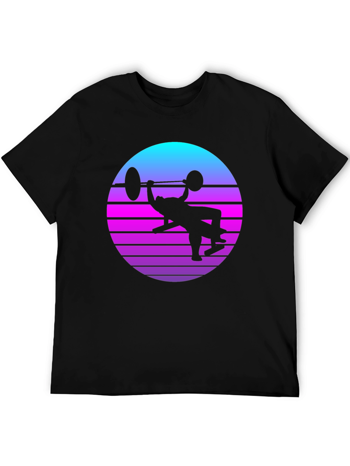 Retro Sunset Workout T-Shirt