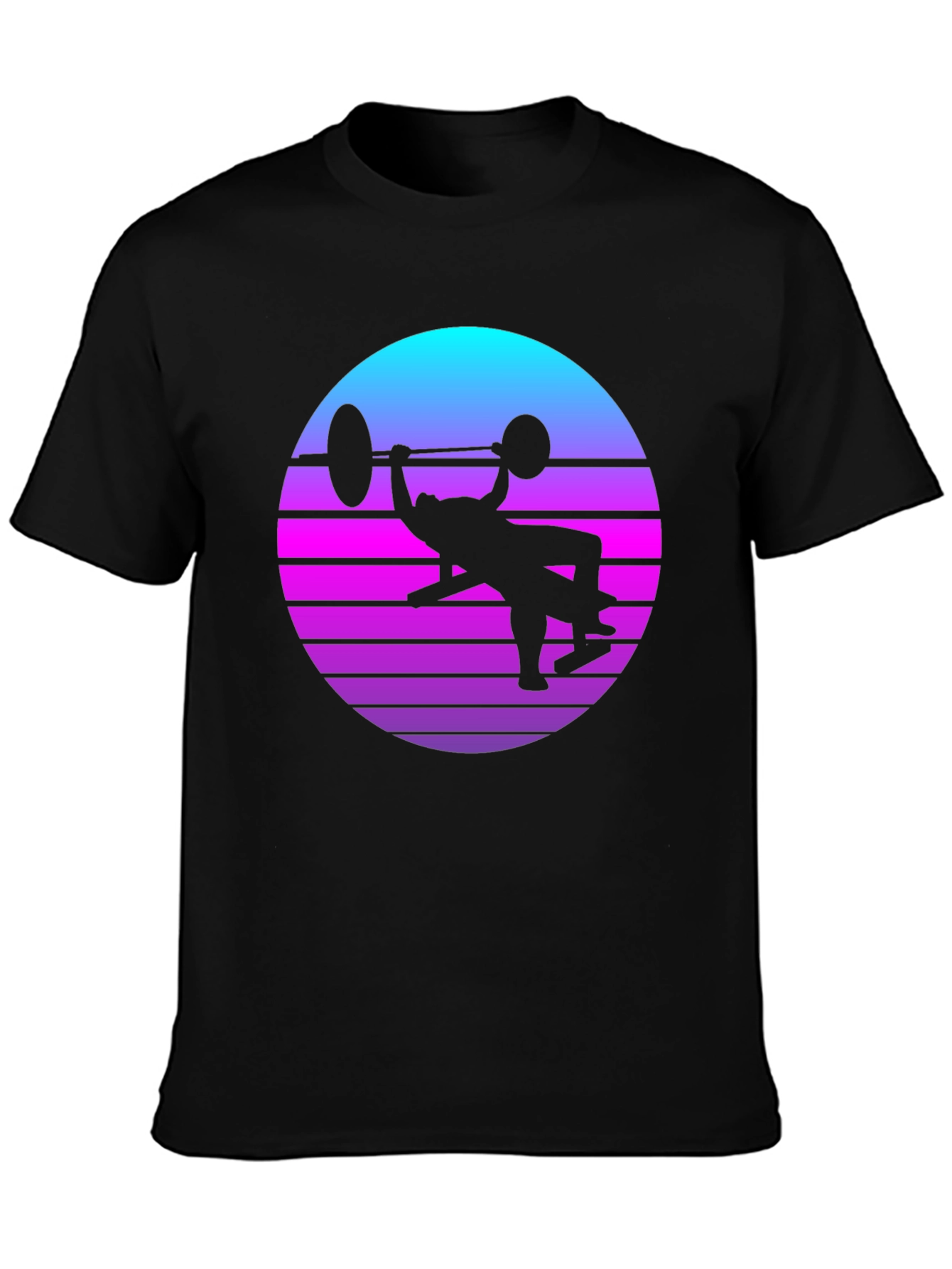 Retro Sunset Workout T-Shirt