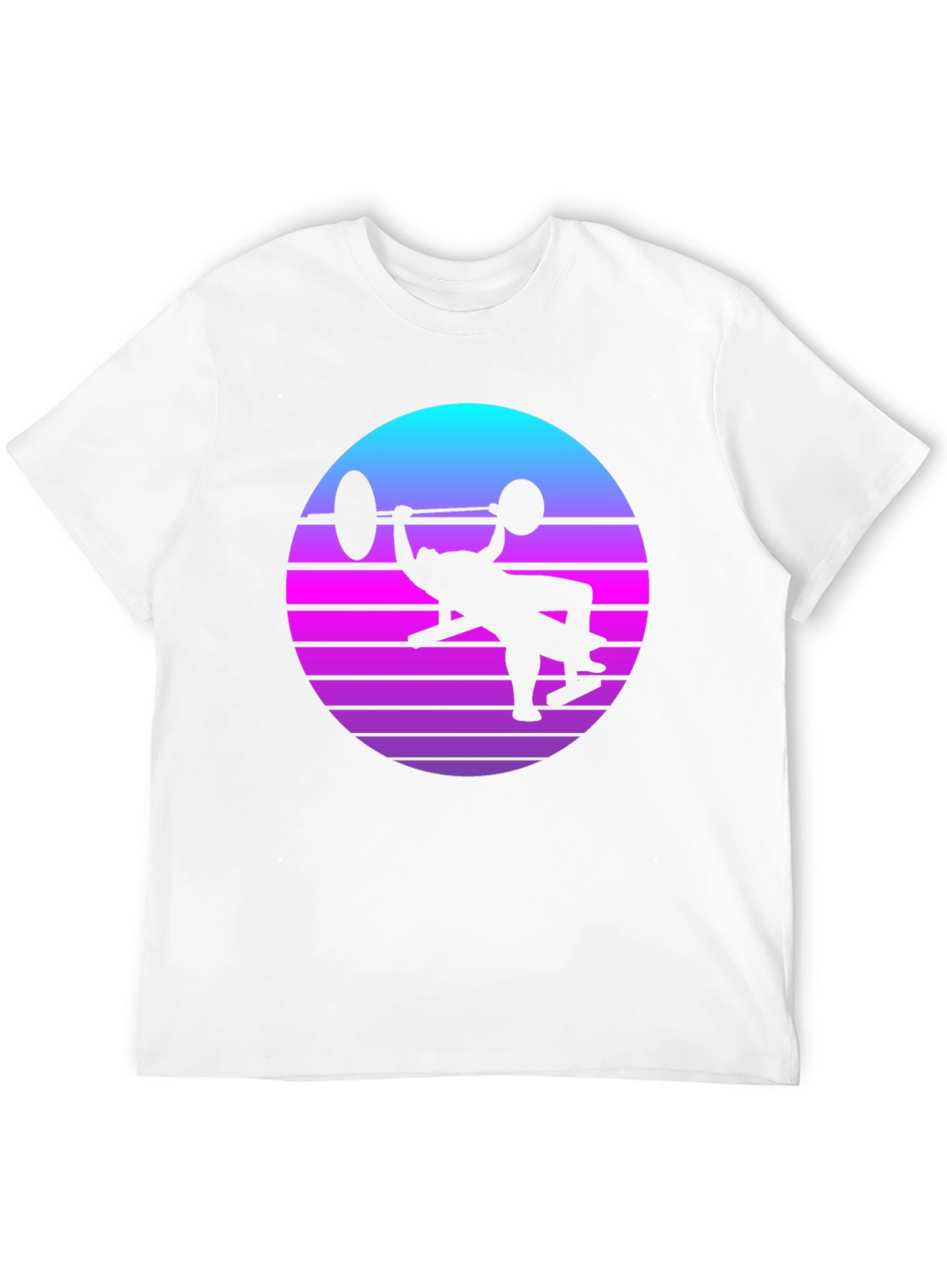 Retro Sunset Workout T-Shirt