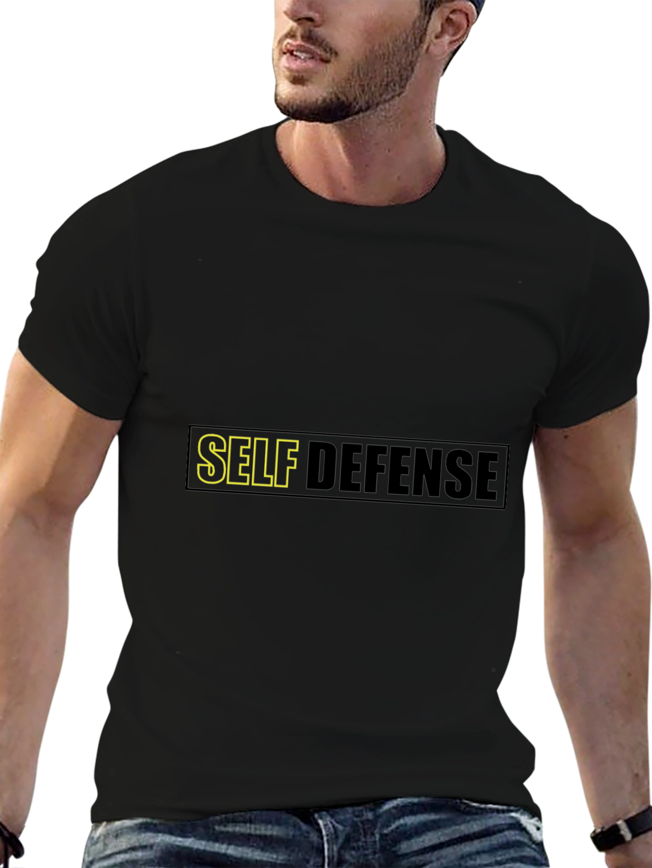 Self Defense Black T-Shirt