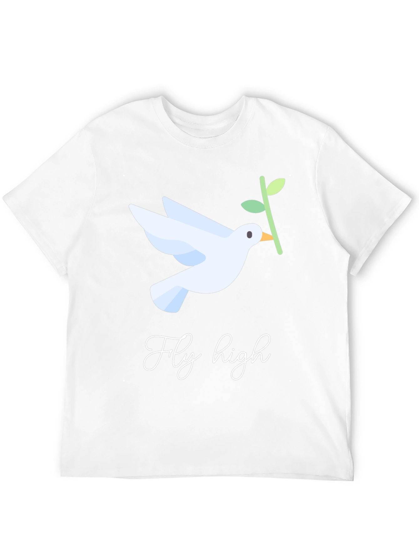 Dove Fly High Graphic T-Shirt - Casual Comfort
