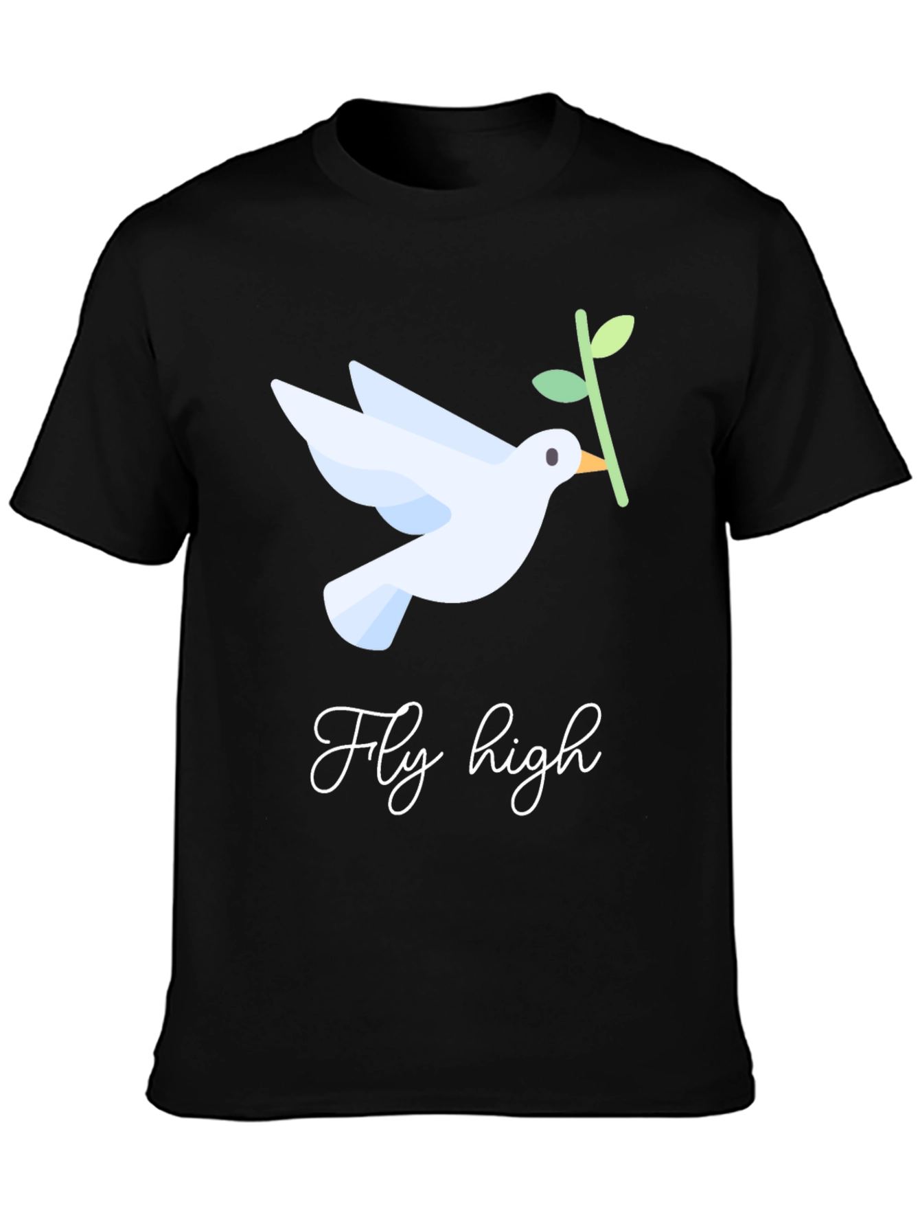 Dove Fly High Graphic T-Shirt - Casual Comfort
