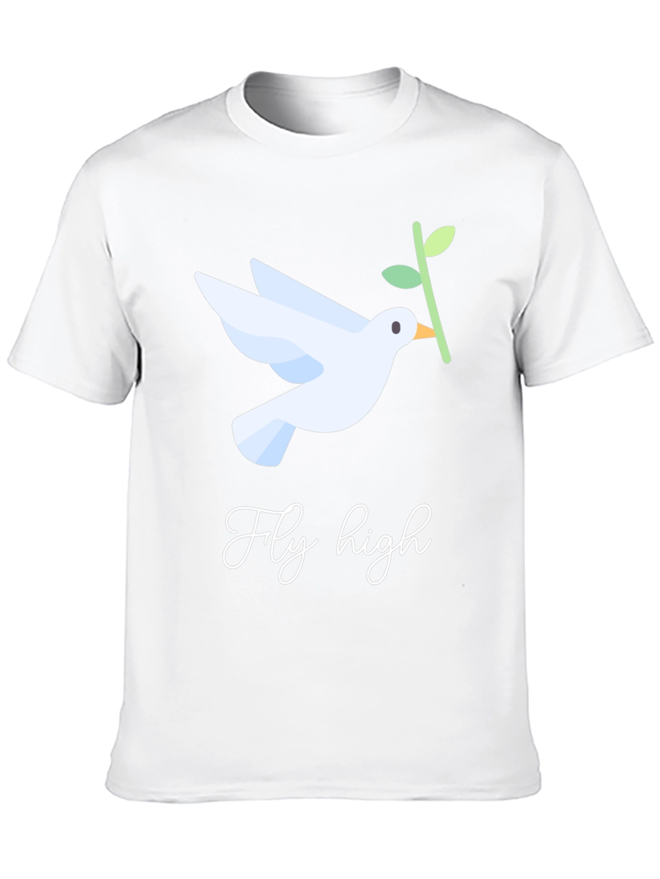Dove Fly High Graphic T-Shirt - Casual Comfort