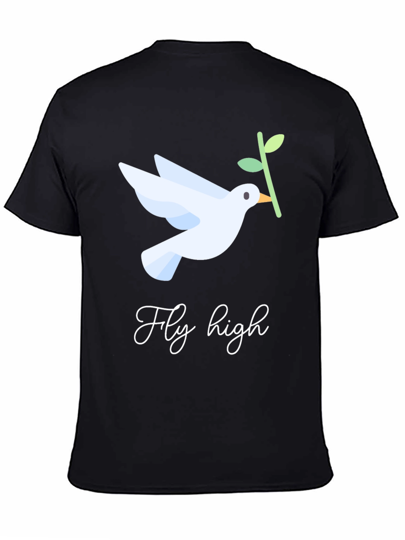 Dove Fly High Graphic T-Shirt - Casual Comfort