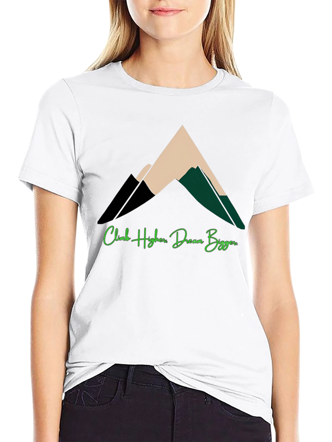 Climb Higher Dream Bigger Graphic Tee