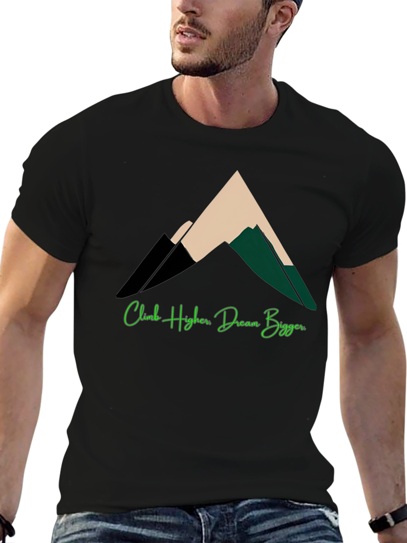 Climb Higher Dream Bigger Graphic Tee