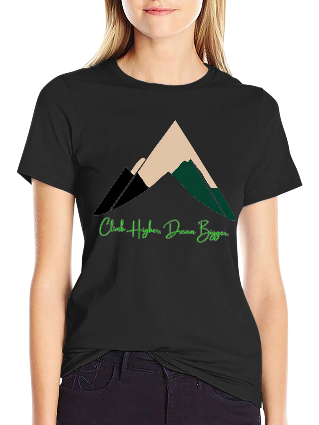 Climb Higher Dream Bigger Graphic Tee