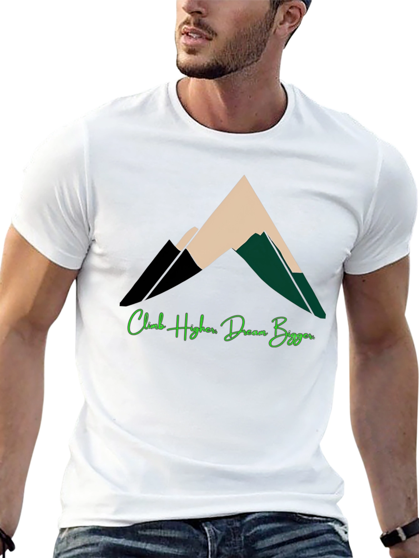 Climb Higher Dream Bigger Graphic Tee