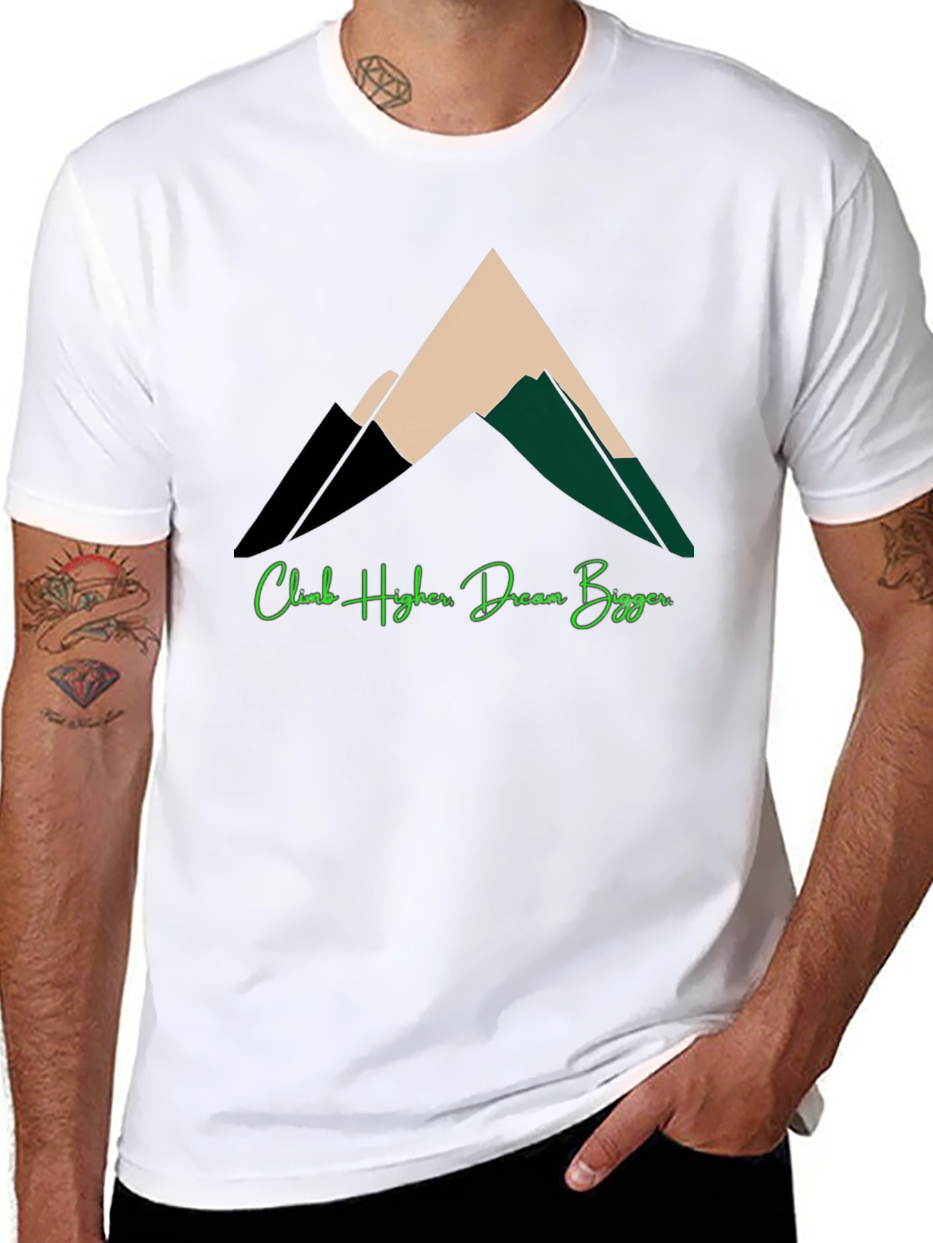 Climb Higher Dream Bigger Graphic Tee