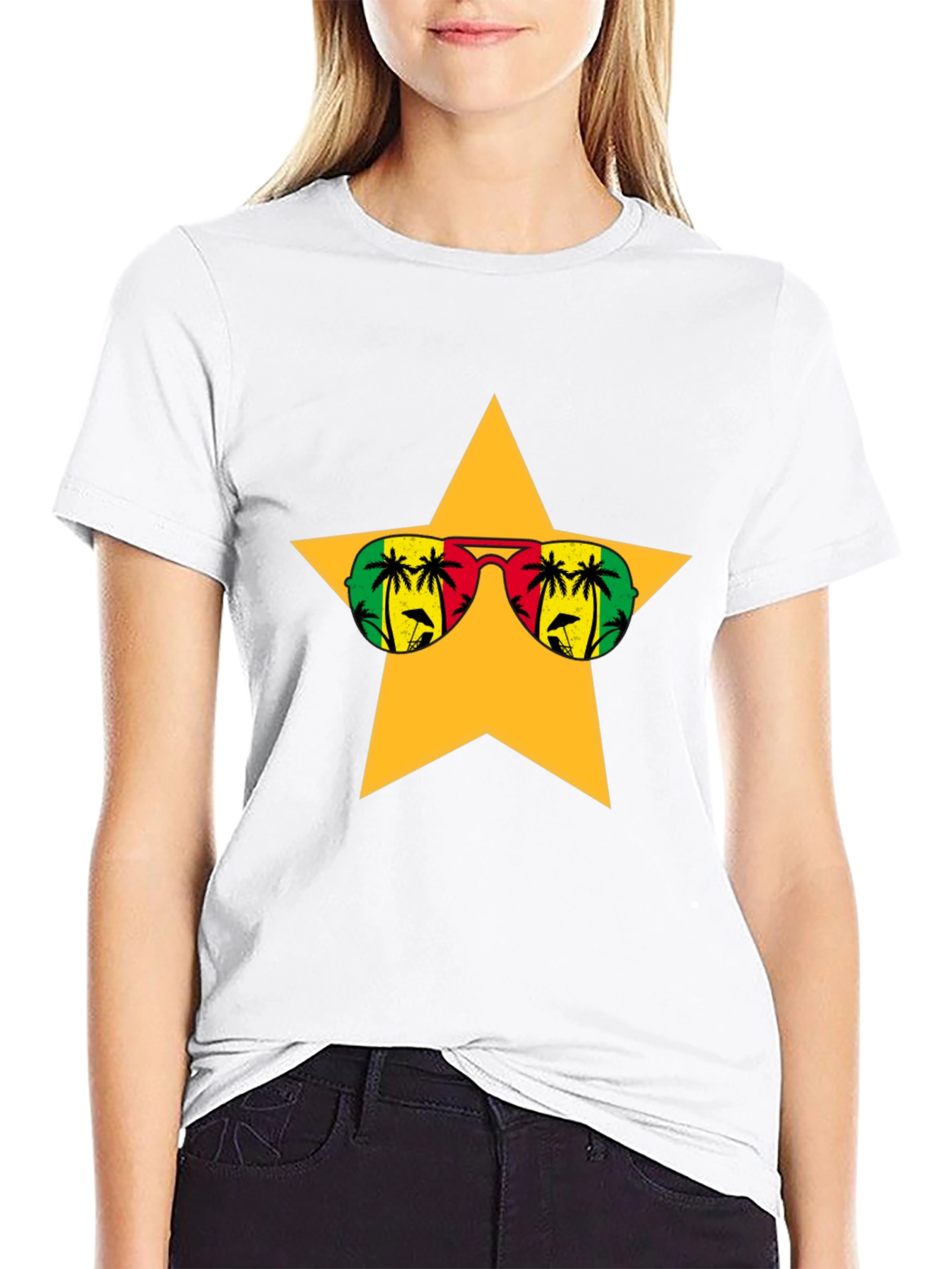 Star Sunglasses T-Shirt - Island Vibes
