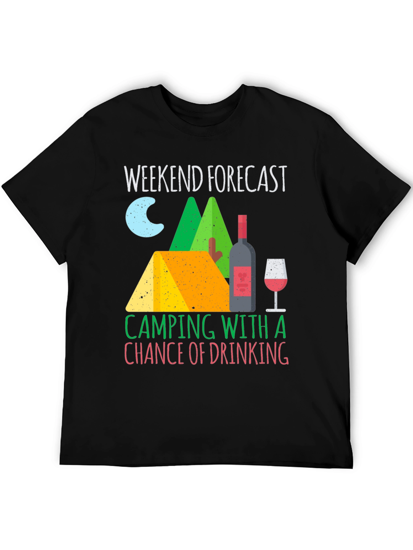 Camping & Drinking Forecast T-Shirt