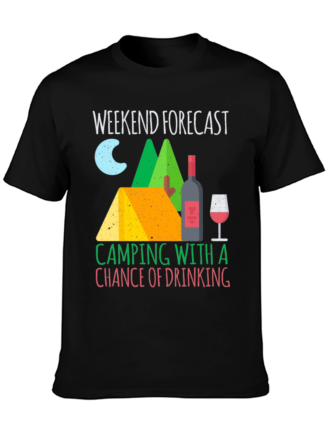 Camping & Drinking Forecast T-Shirt