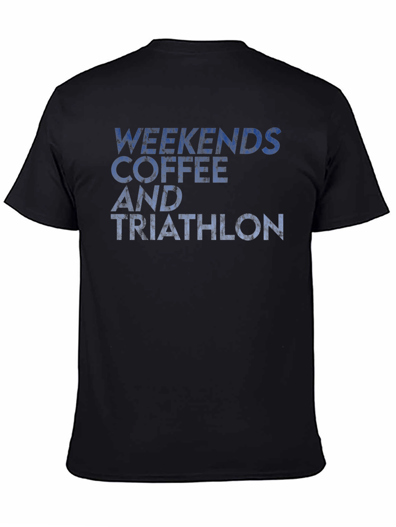 Weekends Coffee and Triathlon Graphic T-Shirt