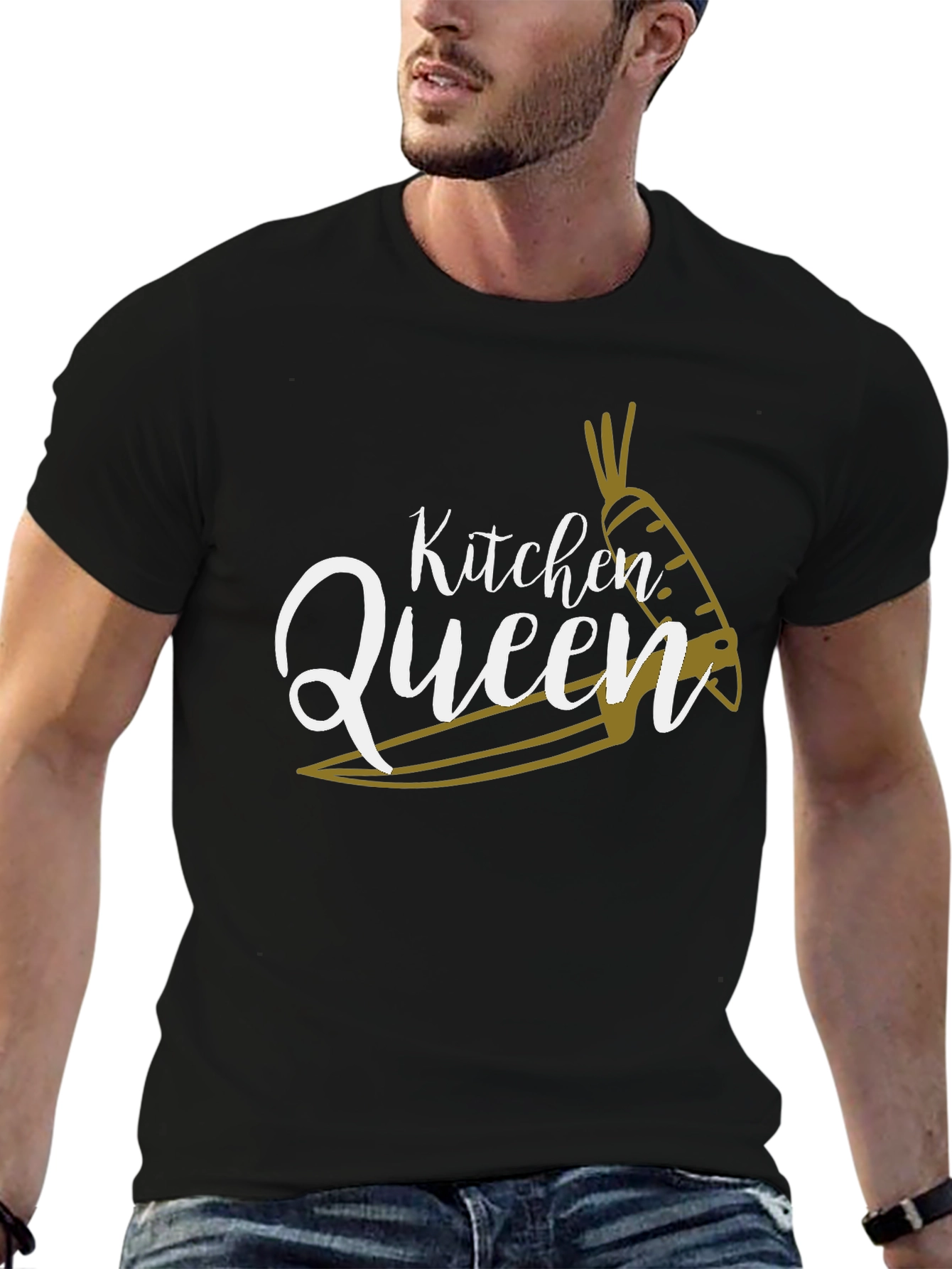 Kitchen Queen Graphic Tee - Culinary Fashion
