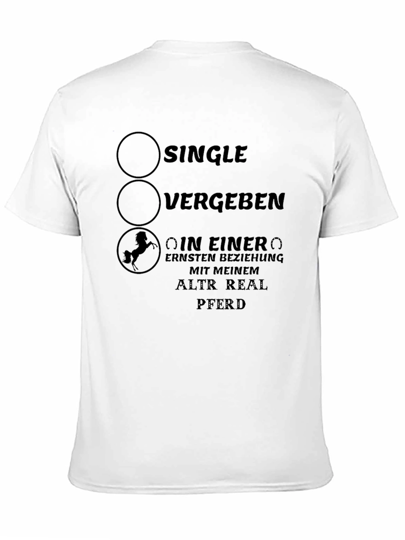 Funny Horse Lover T-Shirt - Relationship Status Tee