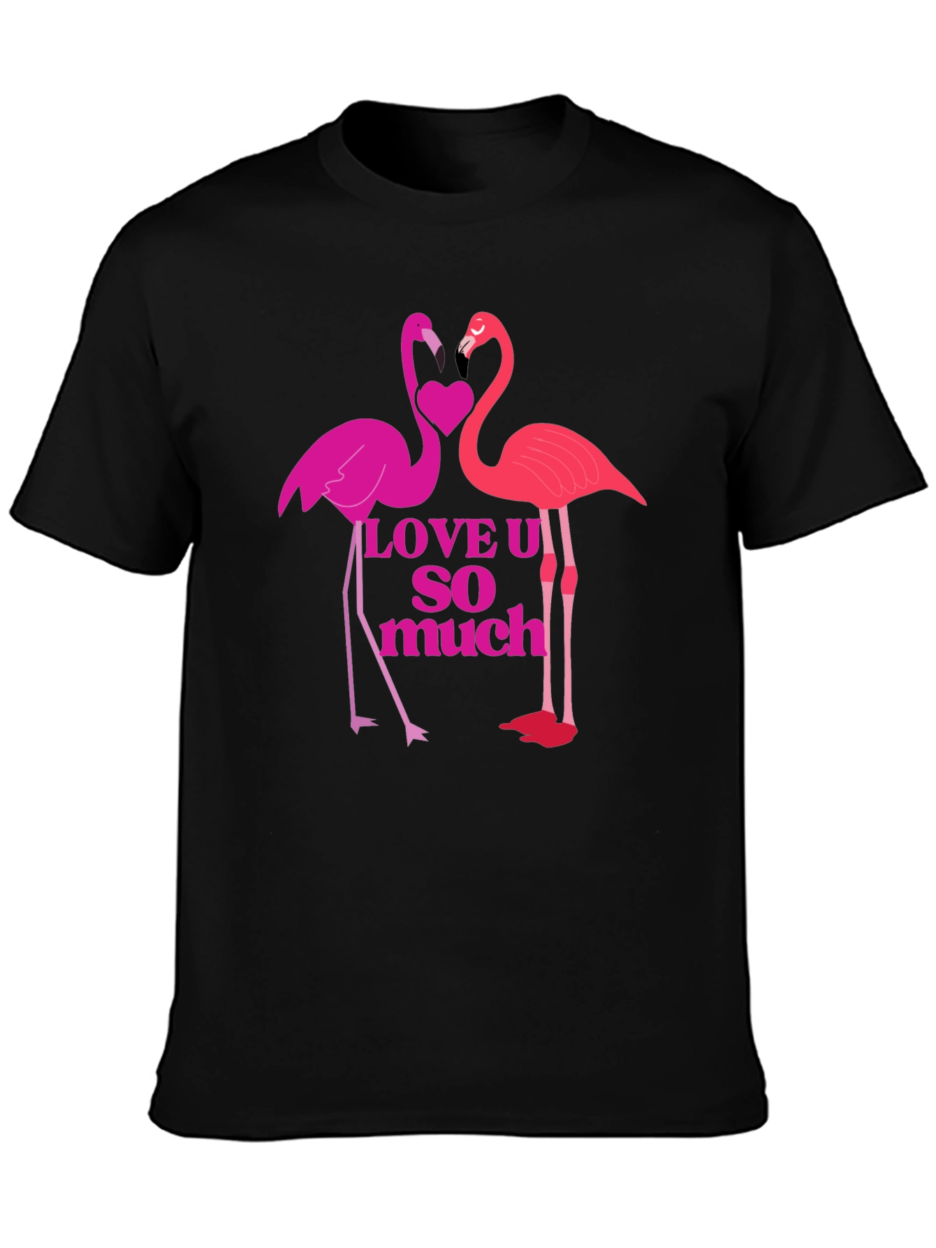 Flamingo Love Graphic T-Shirt