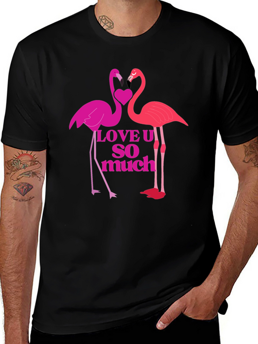 Flamingo Love Graphic T-Shirt