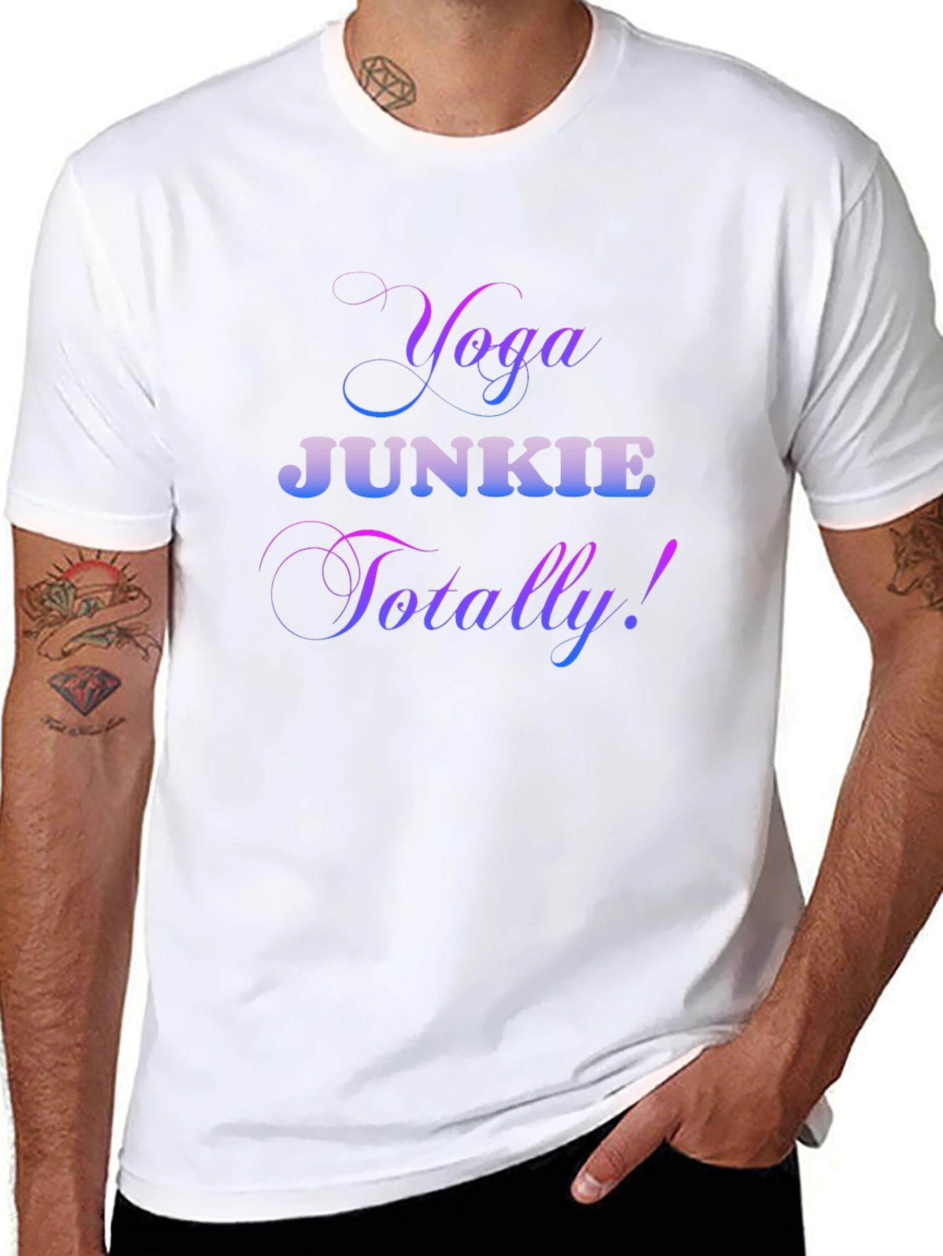Yoga Junkie Graphic T-Shirt