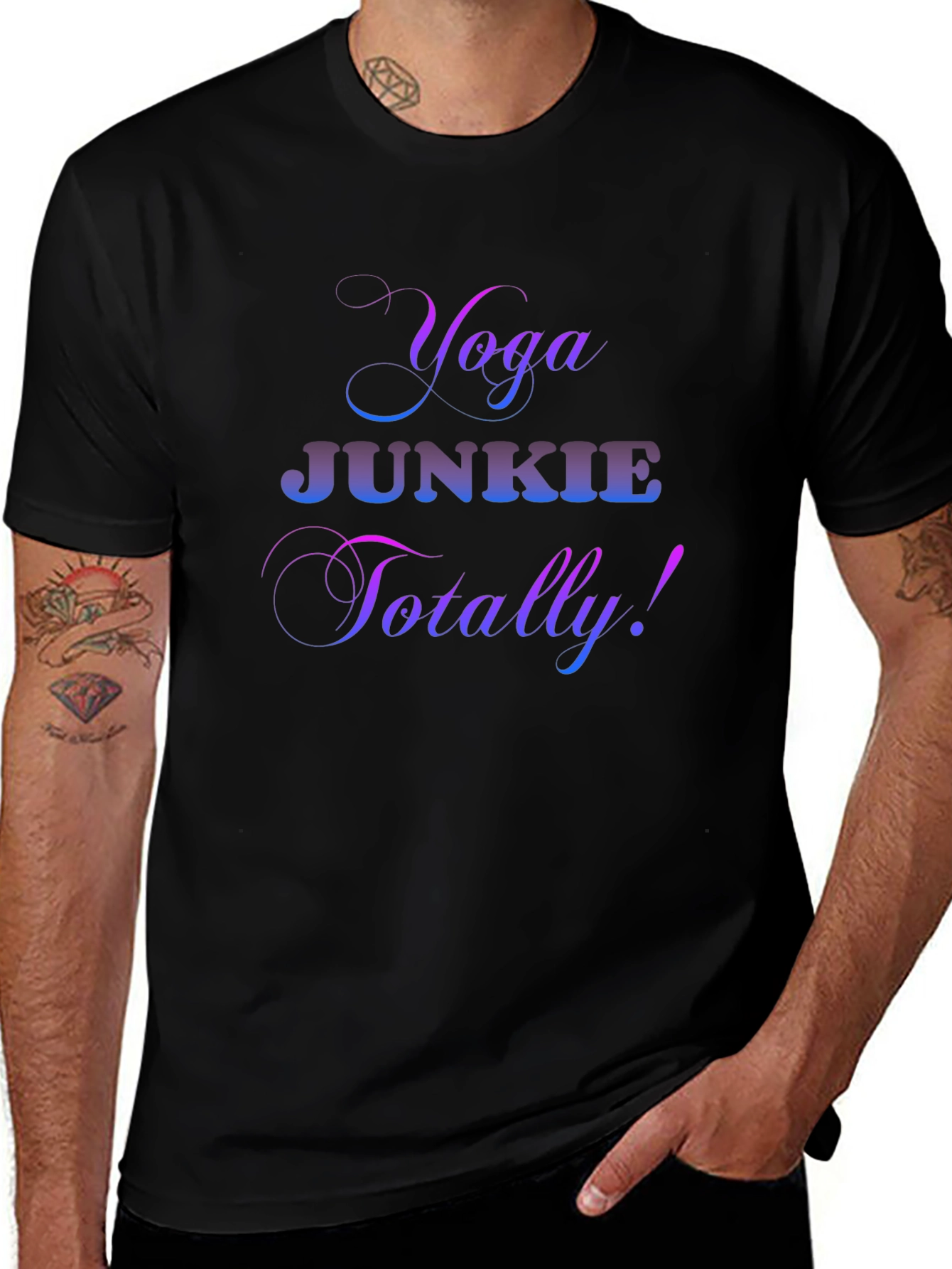 Yoga Junkie Graphic T-Shirt