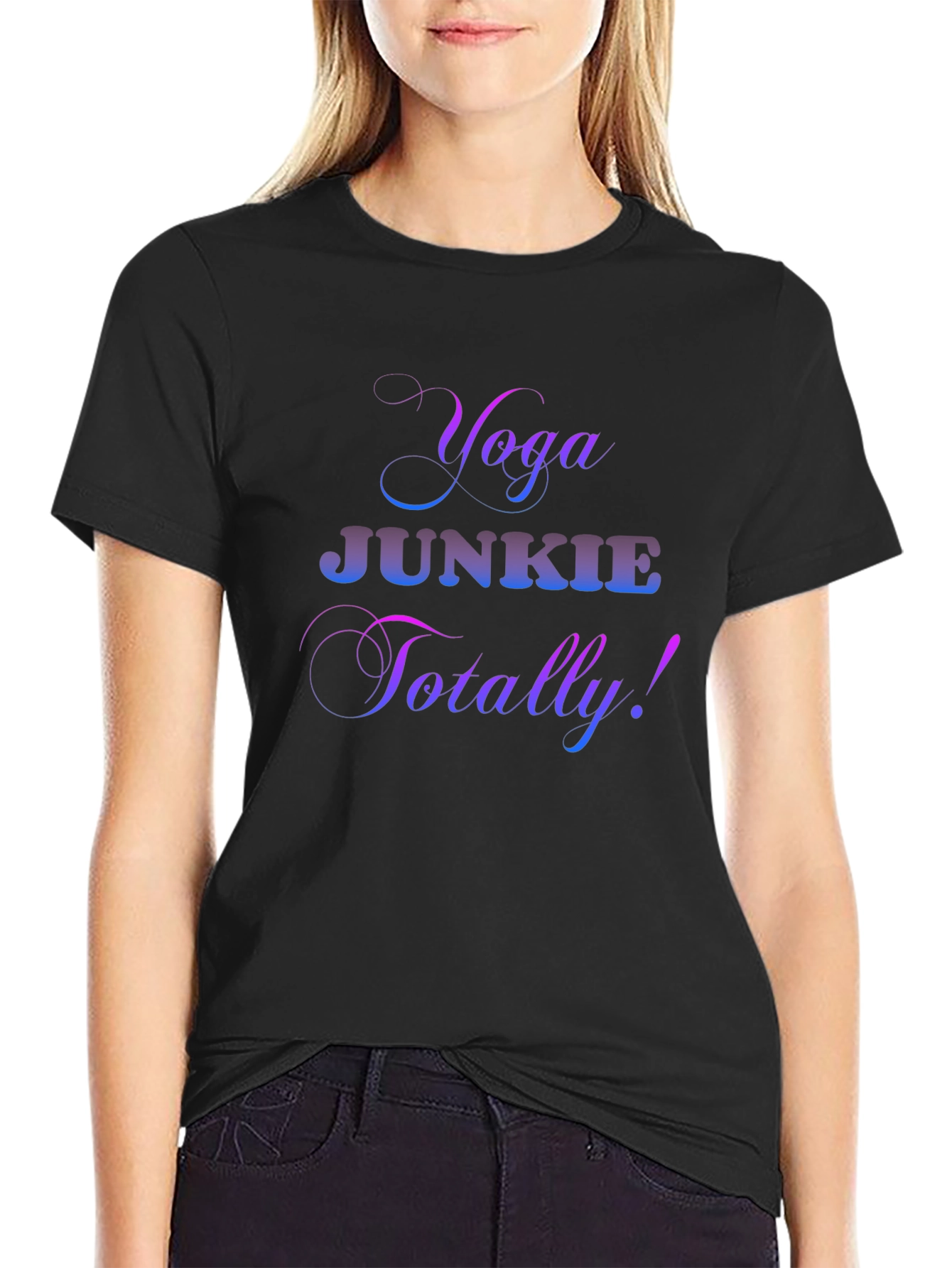 Yoga Junkie Graphic T-Shirt