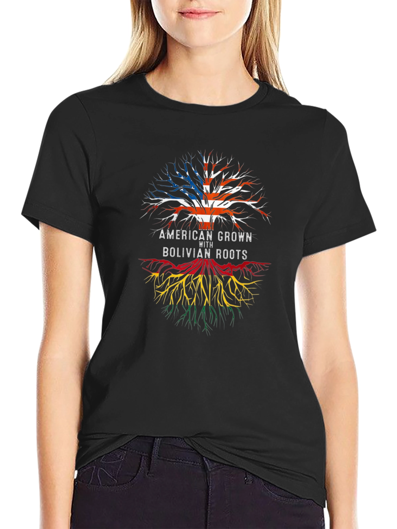 American Grown with Bolivian Roots T-Shirt
