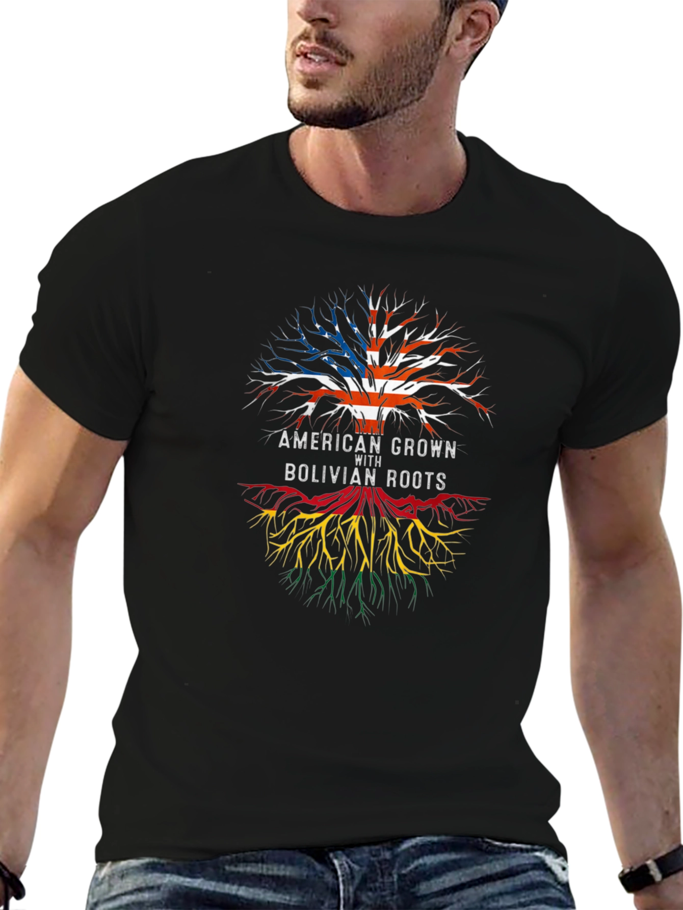 American Grown with Bolivian Roots T-Shirt