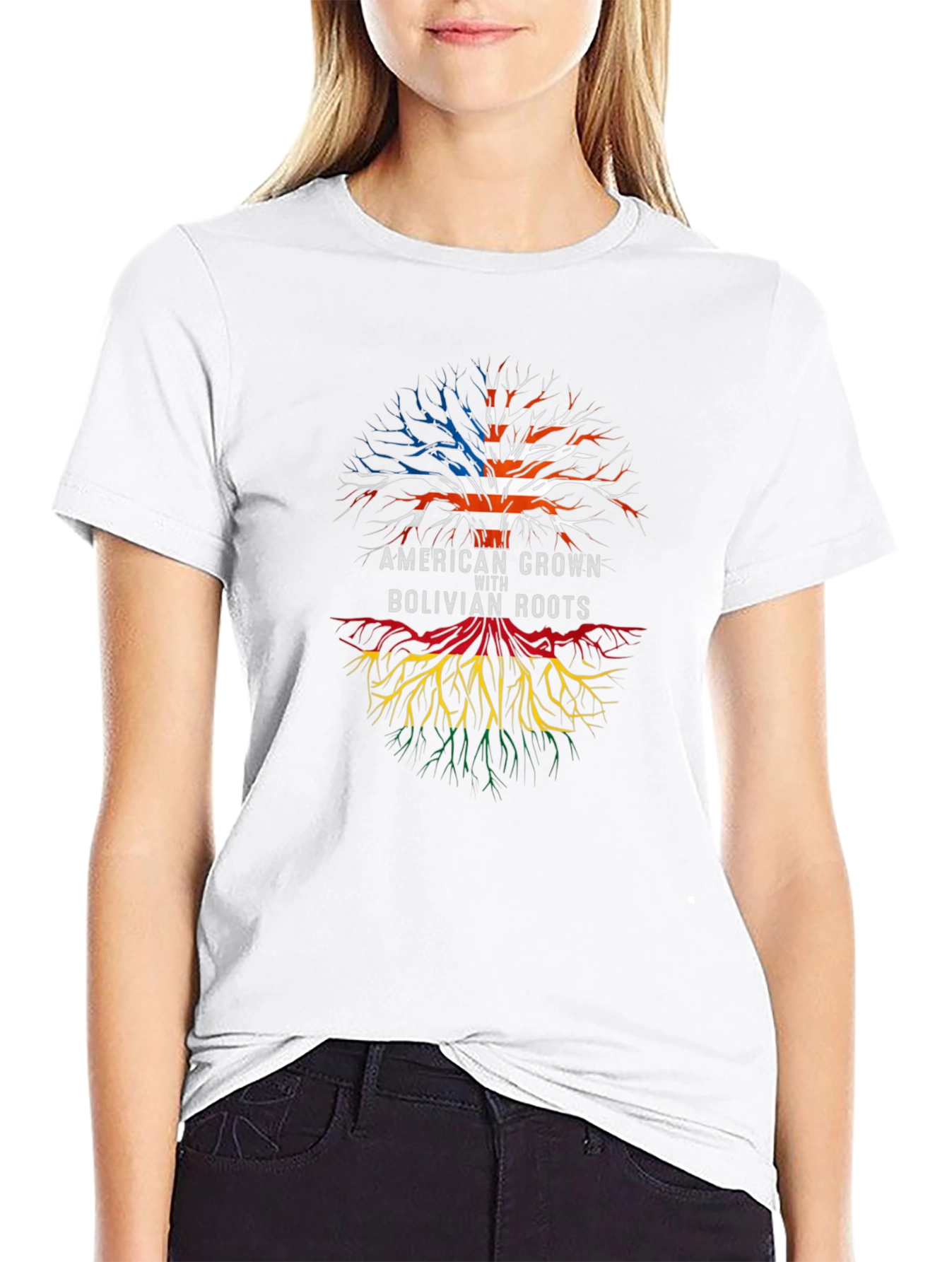 American Grown with Bolivian Roots T-Shirt