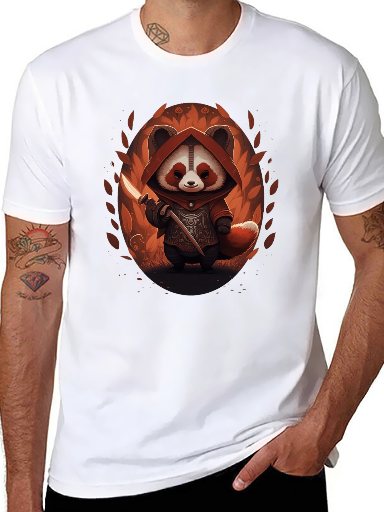 Warrior Red Panda T-Shirt