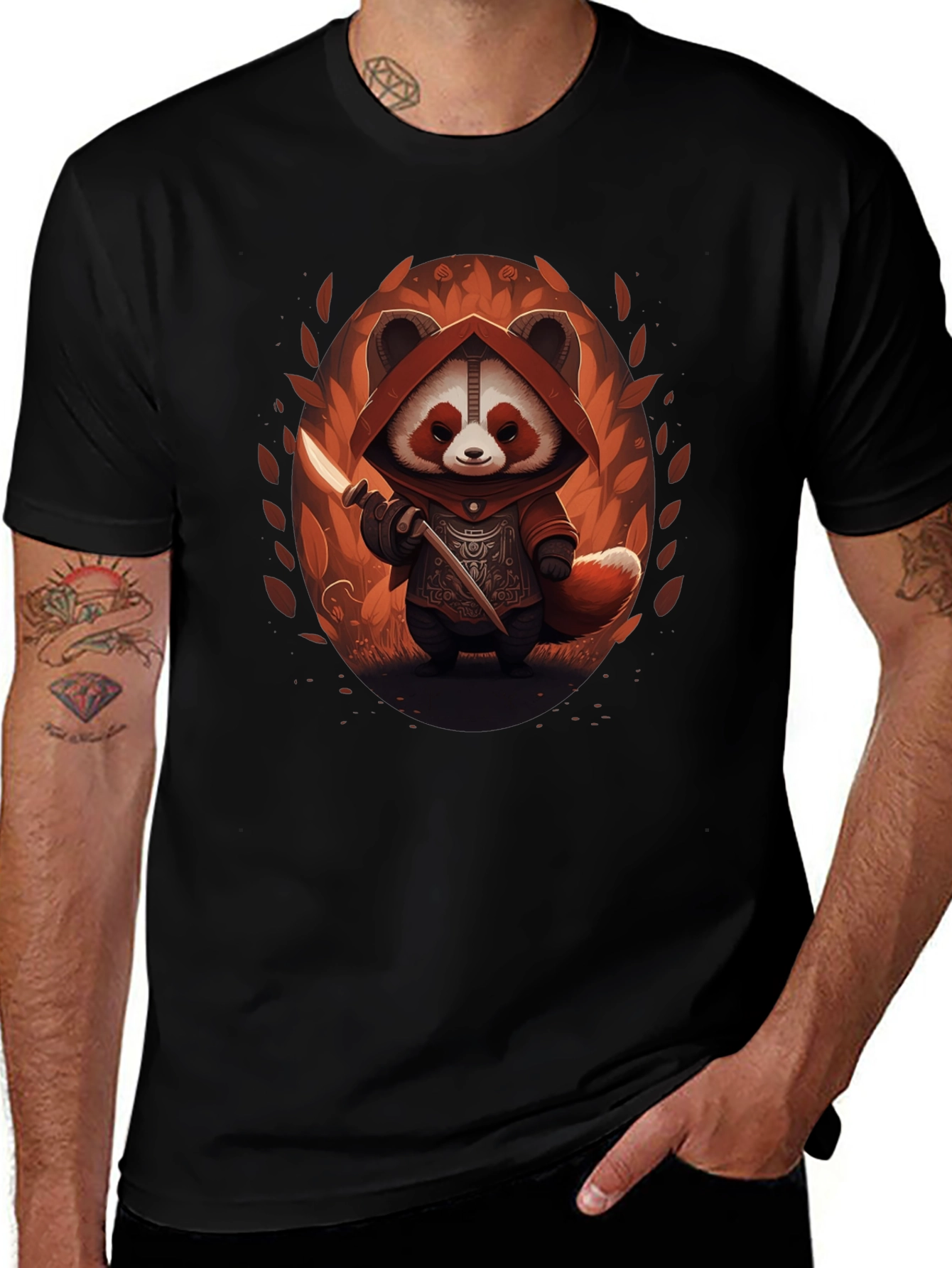 Warrior Red Panda T-Shirt