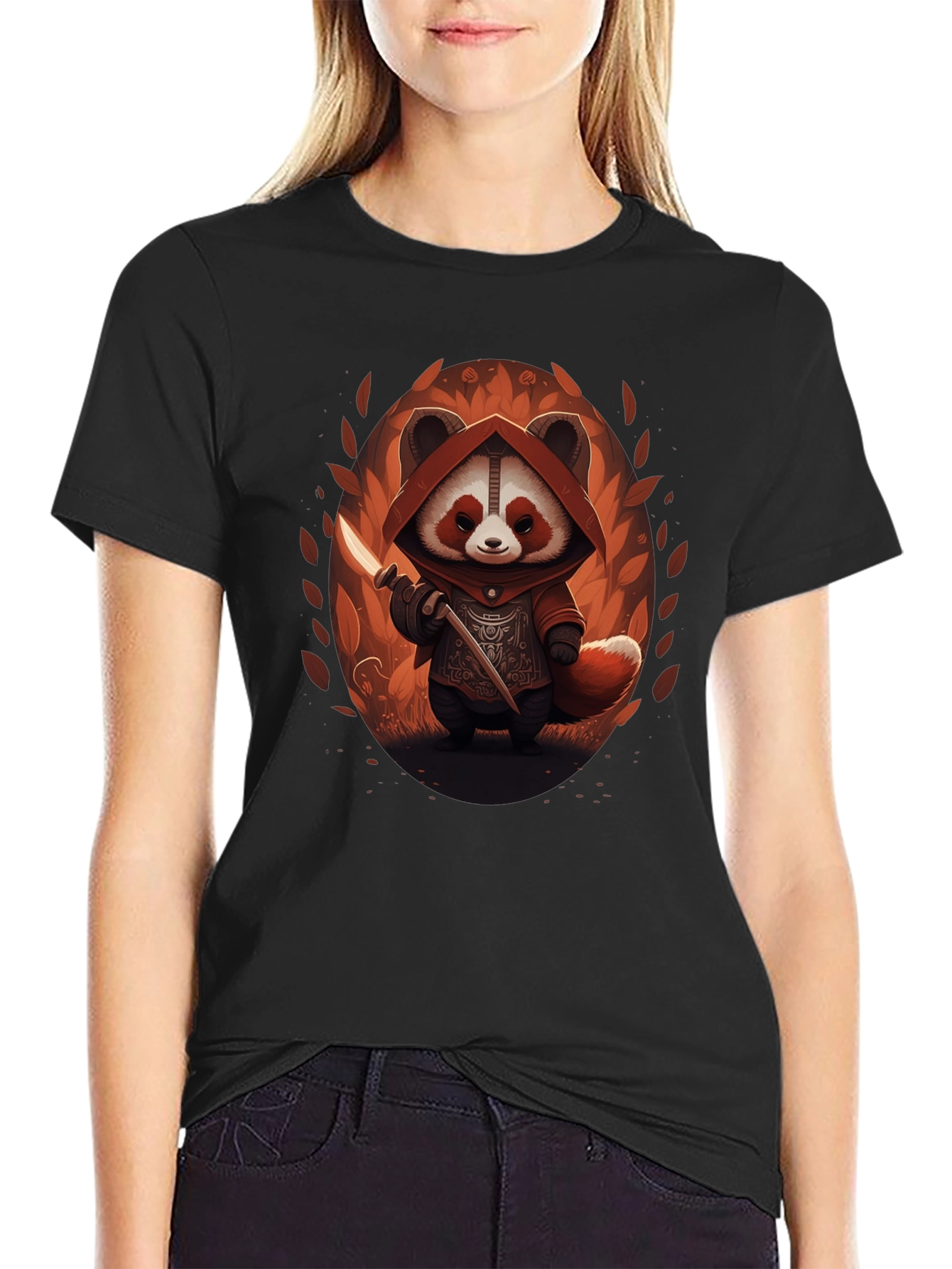 Warrior Red Panda T-Shirt