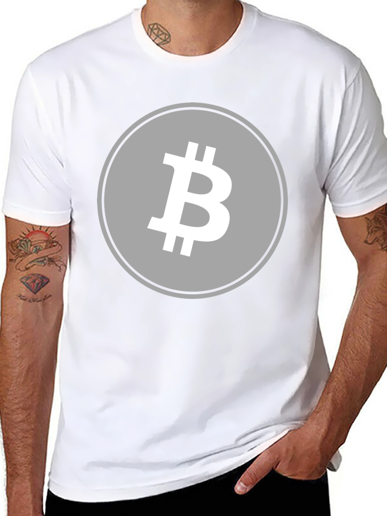Bitcoin Logo T-Shirt - Crypto Currency Tee