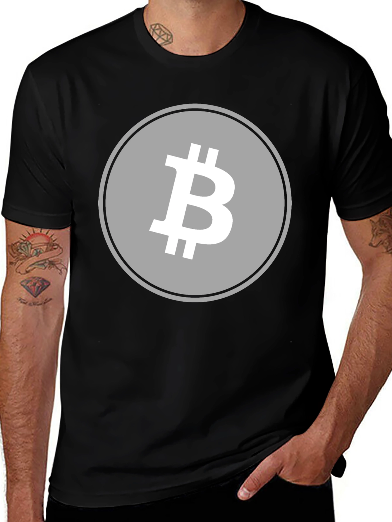 Bitcoin Logo T-Shirt - Crypto Currency Tee