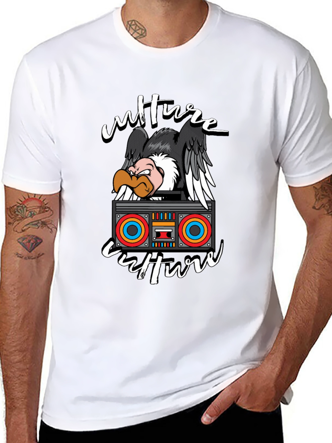 Culture Vulture Boombox Graphic Tee