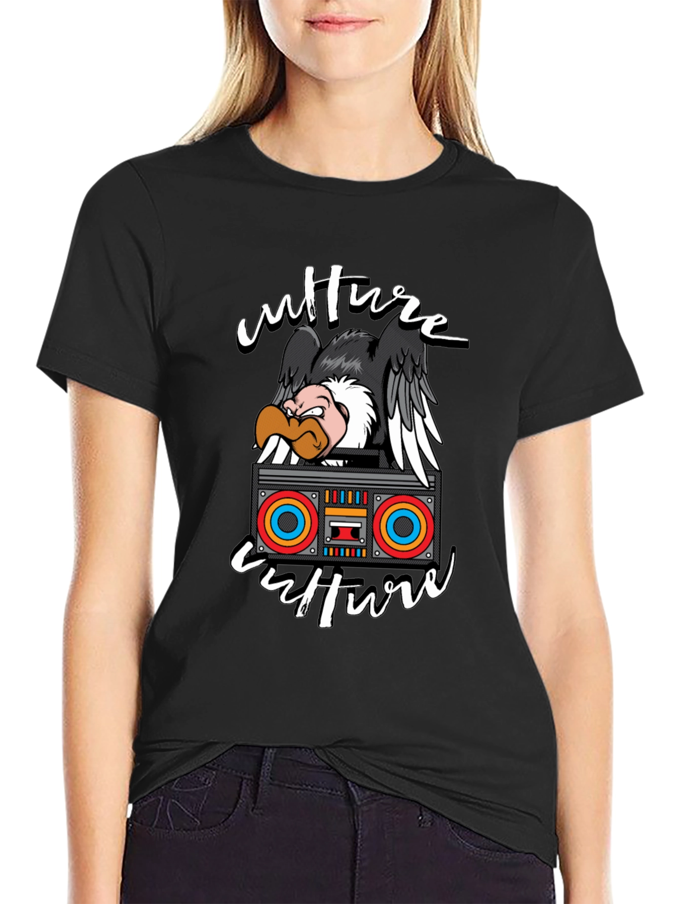 Culture Vulture Boombox Graphic Tee