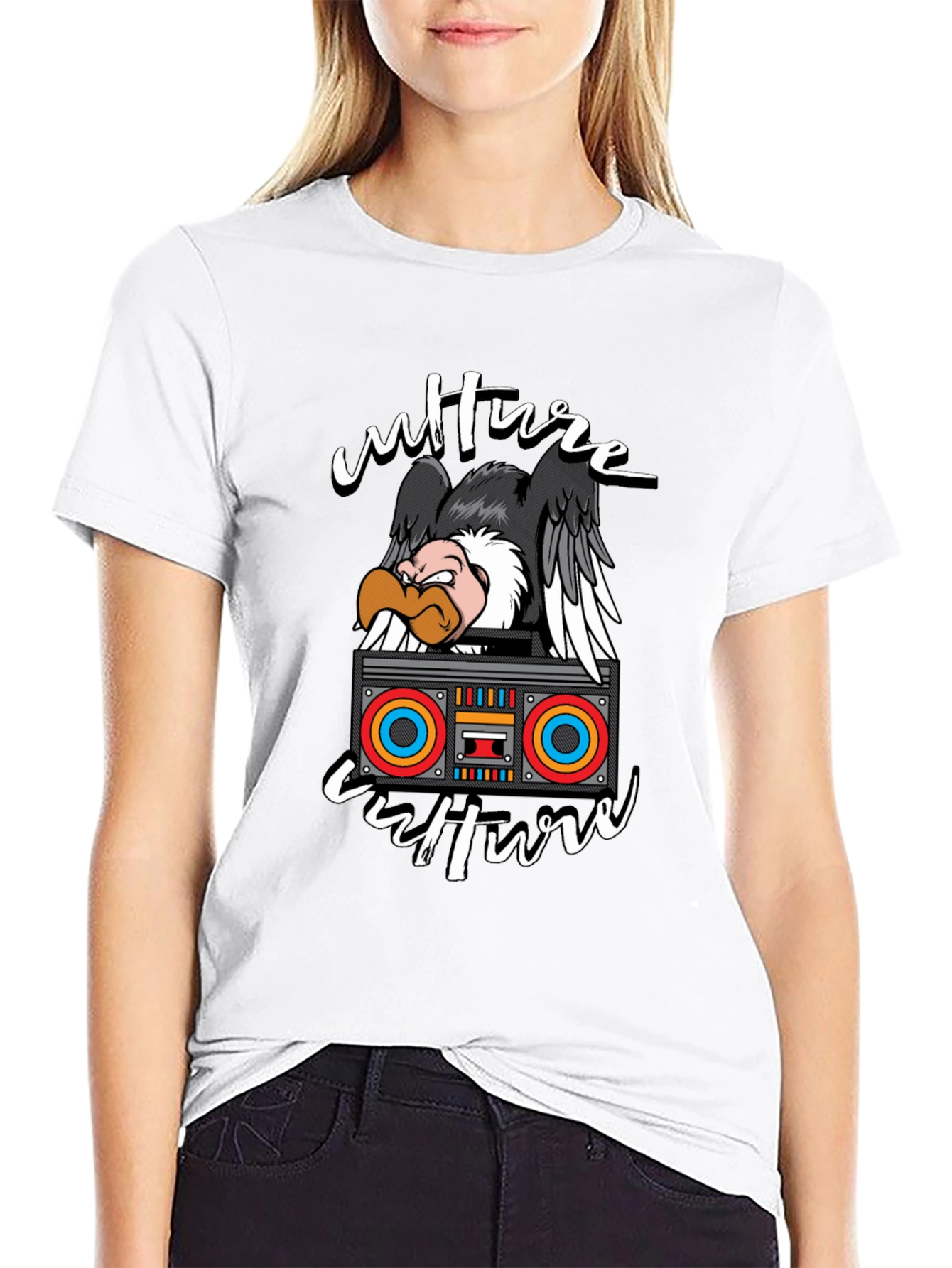 Culture Vulture Boombox Graphic Tee