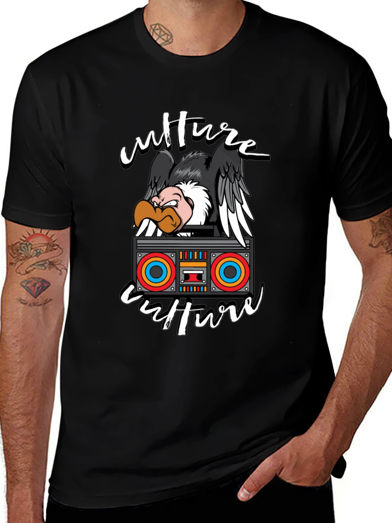 Culture Vulture Boombox Graphic Tee