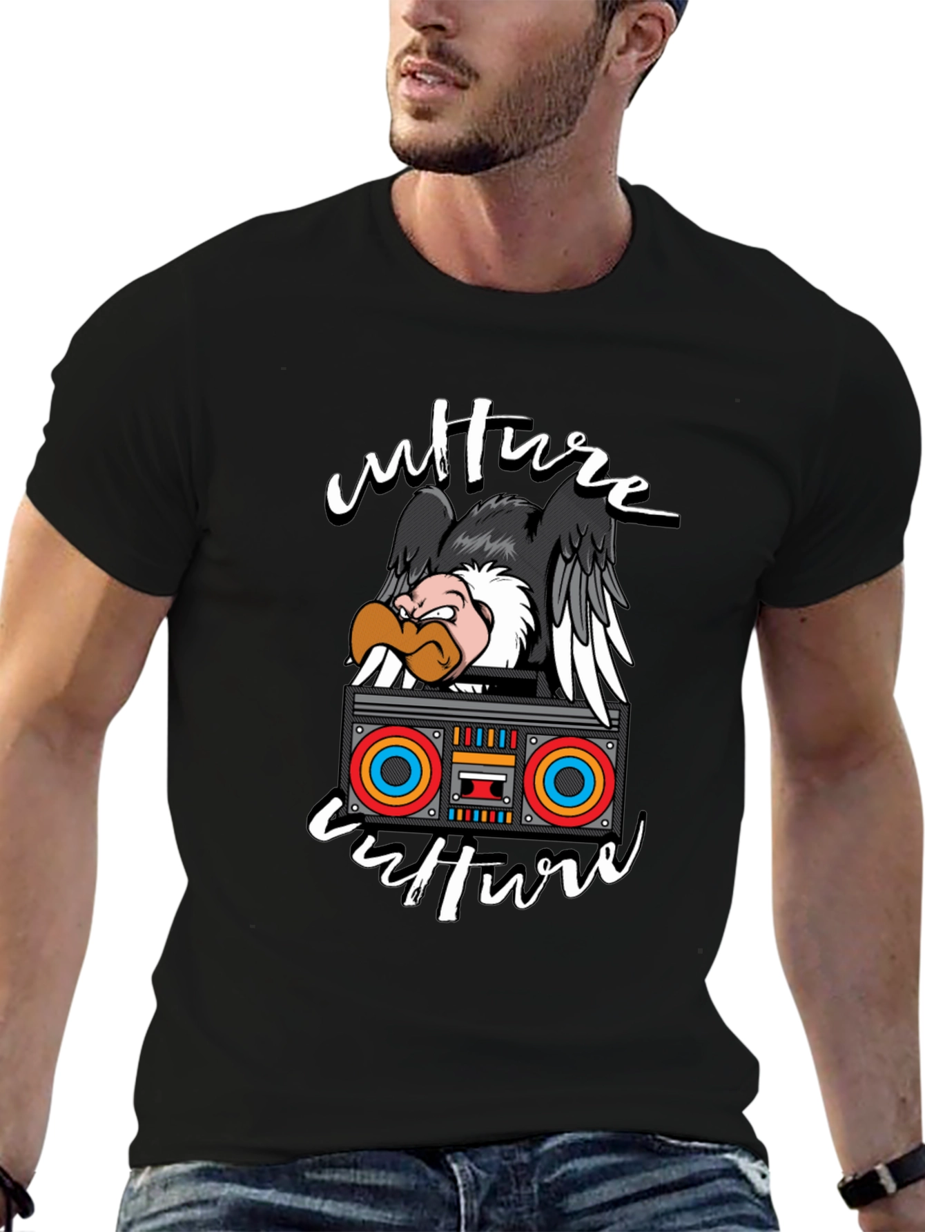 Culture Vulture Boombox Graphic Tee
