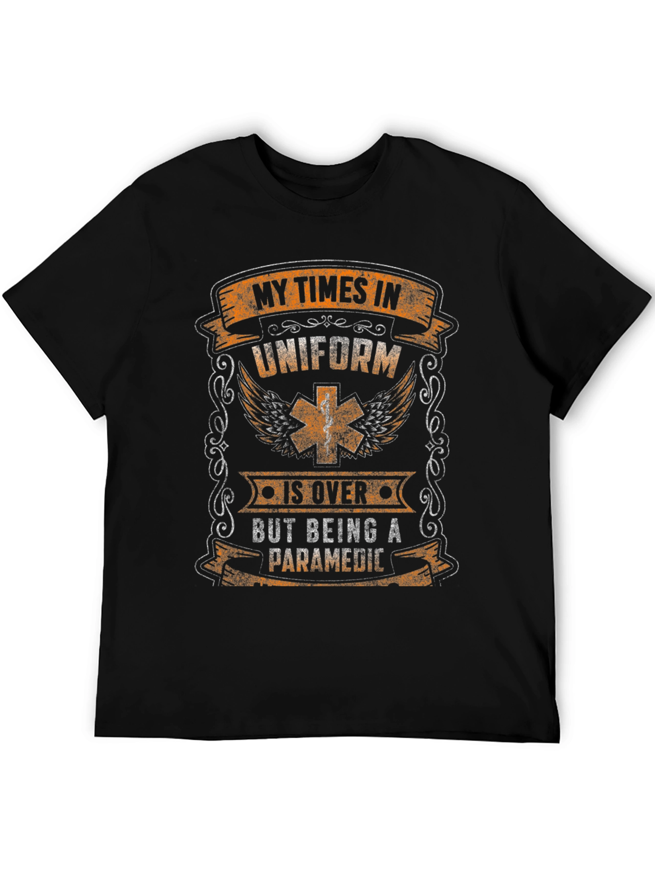 Paramedic Retirement T-Shirt: My Times In Uniform