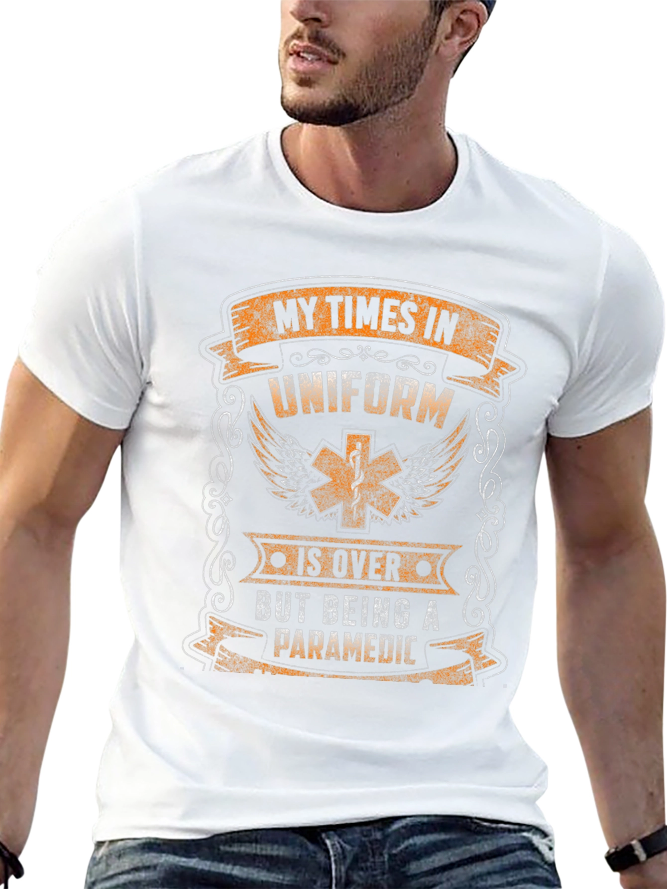 Paramedic Retirement T-Shirt: My Times In Uniform