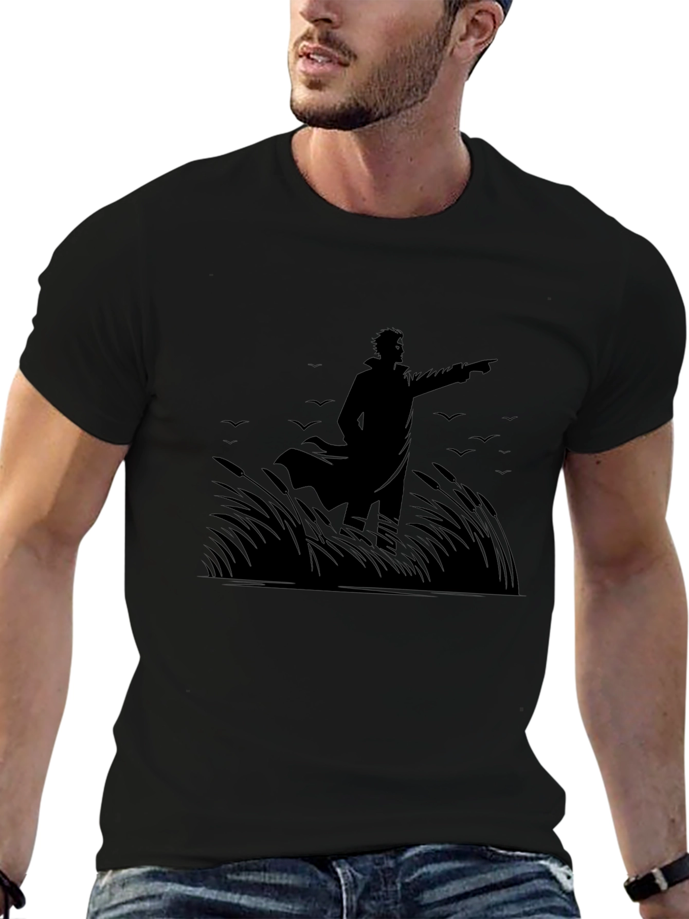 Silhouette Graphic Print T-Shirt