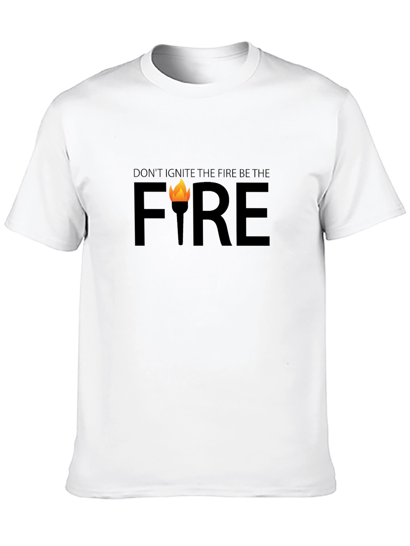 Be The Fire Black Graphic Tee