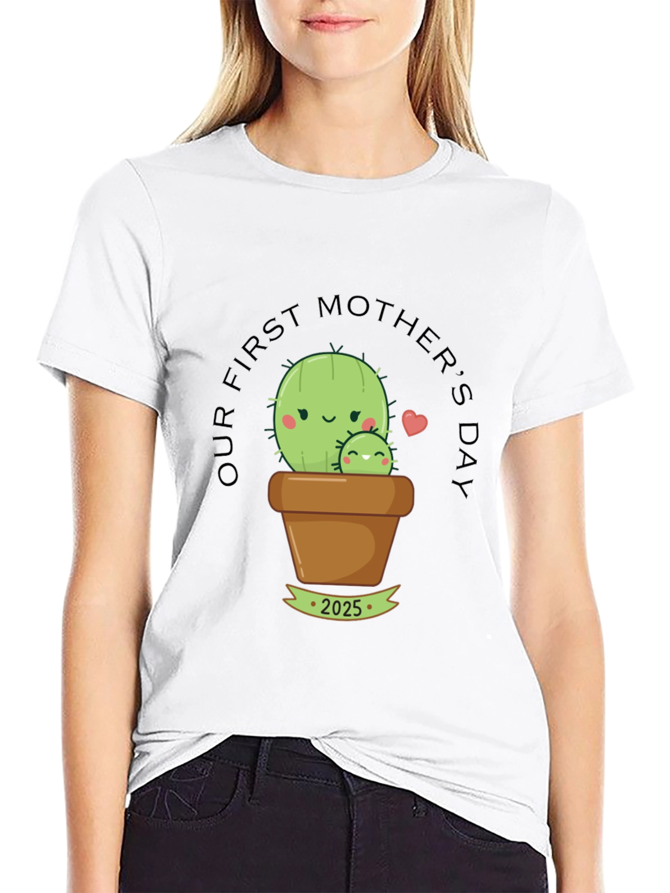 First Mothers Day Cactus T-Shirt - 2025