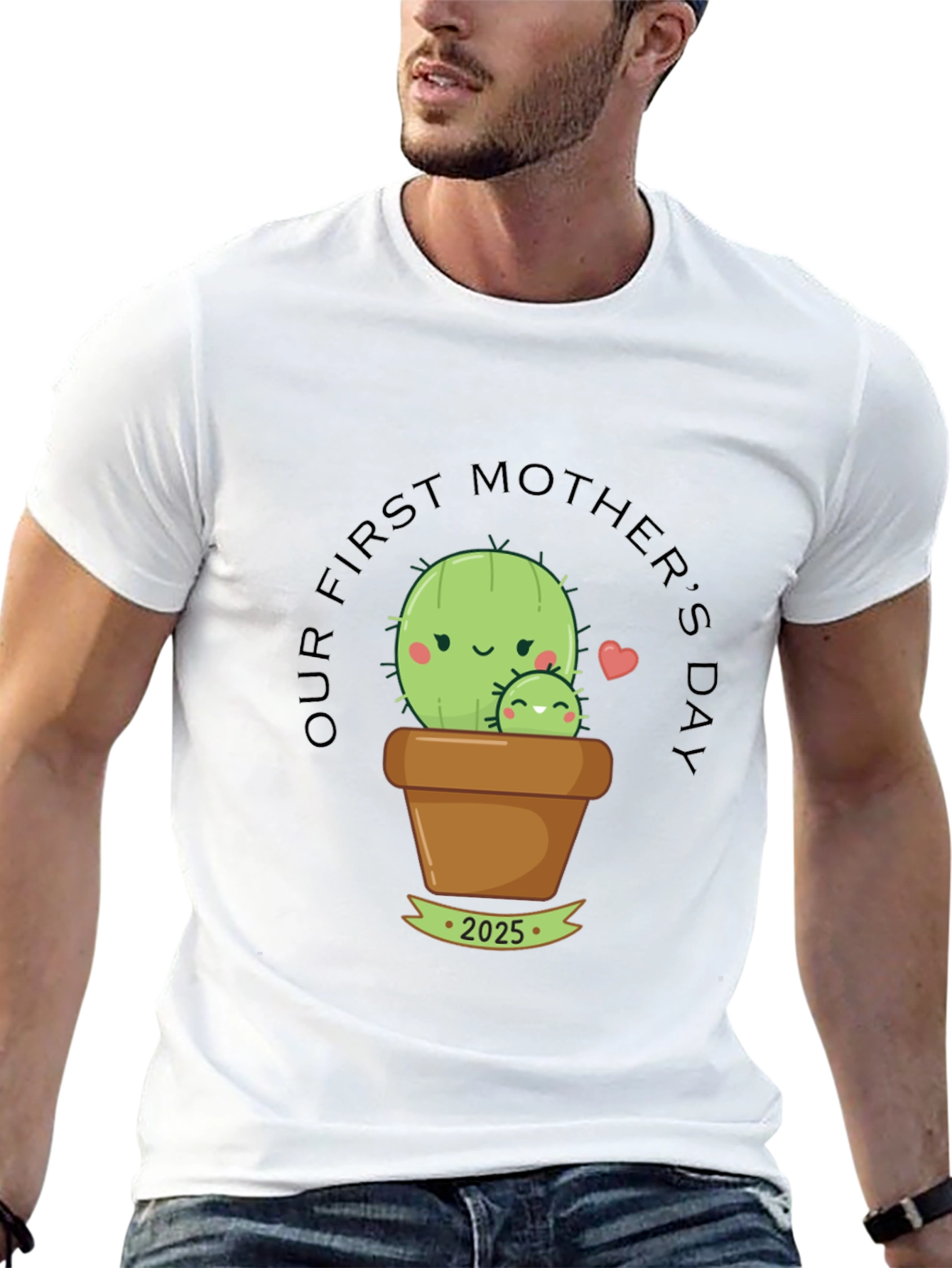 First Mothers Day Cactus T-Shirt - 2025